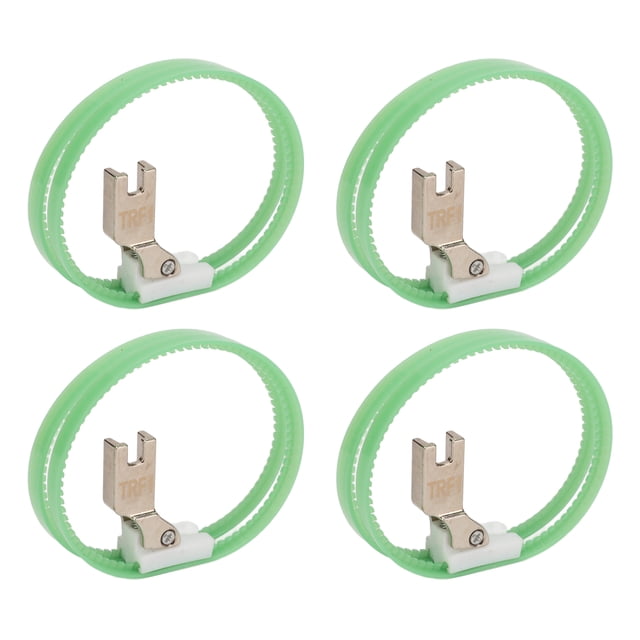 Prensatelas, 4 piezas T350 Prensatelas de doble anillo Prensatelas de doble anillo Máquinas de coser Prensatelas de rodillo de anillo Fabricado con cuidado