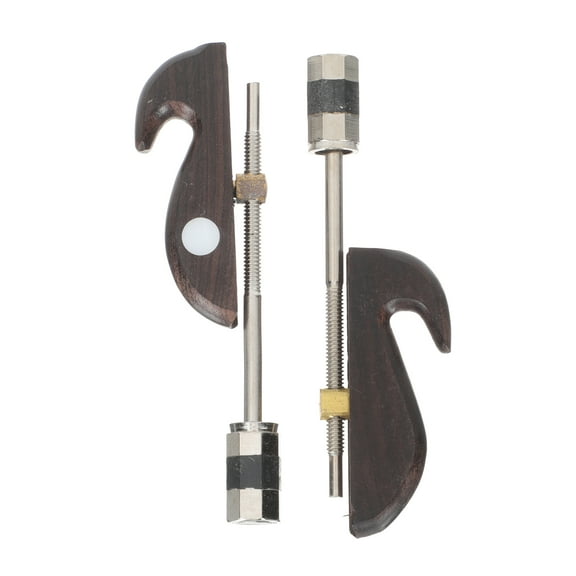 FUEENIRVA Erhu Bow Silver 2Pcs 3.1x0.8in