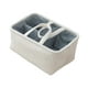 thumbnail image 5 of Cesta de almacenamiento tejida multifunción, resistente, ligera, portátil, organizador de almacenamiento Blanco, 5 of 9