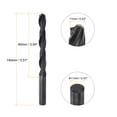 thumbnail image 2 of High Speed Steel Twist Drill Bit, 11mm Fully Ground Black Oxide 140mm Long, 2 of 5