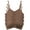 Dark Beige, variant on Kalon 4-Pack Women's Comfort Cami Bra Pullover Design Seamless Wire Free