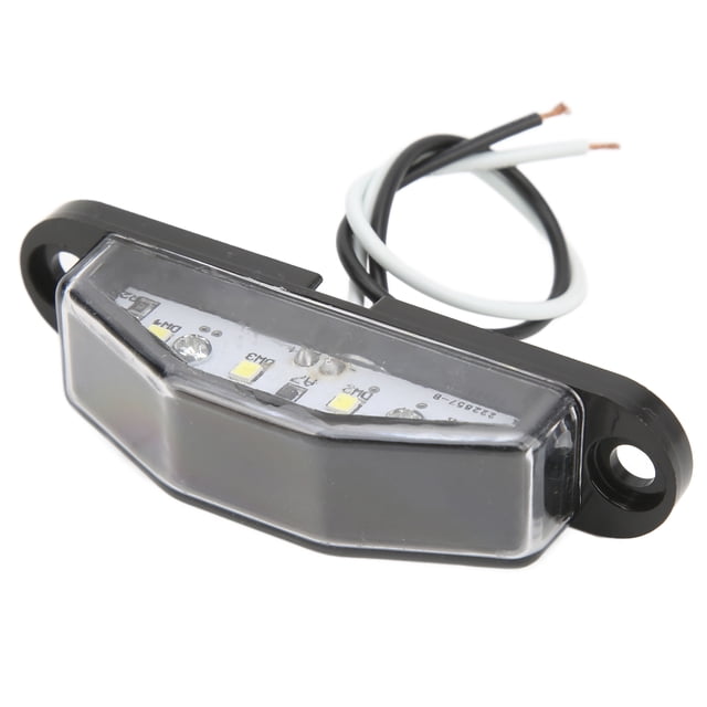 Luz de matrícula impermeable, luz de matrícula de 4 LED Lámpara de matrícula Luz de matrícula de alta capacidad