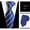 TW01, variant on Men's navy blue striped formal business tie for grooms, suitable for work and interviews, hand-tied style