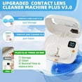 thumbnail image 2 of Contact Lens Cleaner with Mirror,Contact Lens Cleaner Machine,USB Ultrasonic Contact Lens Cleaner for Disposal Soft Lens, 2 of 7