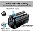 thumbnail image 2 of 21 B Replacement Head Compatible Series 3 Shaving,Black,Compatible 320, 330, 340, 350CC Series Electric, 2 of 5