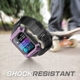 thumbnail image 4 of SUPCASE [Unicorn Beetle Pro] Designed for Watch Series 6/SE/5/4 [40mm], Rugged Protective Case with Strap Bands (Violte), 4 of 5