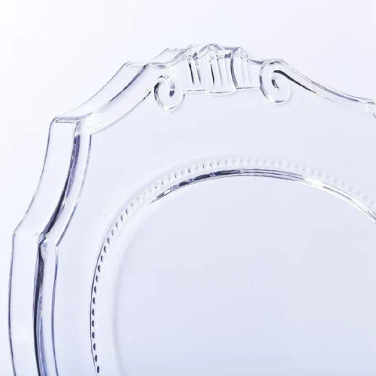 Heavenly Collection Clear Plastic Arm Chair