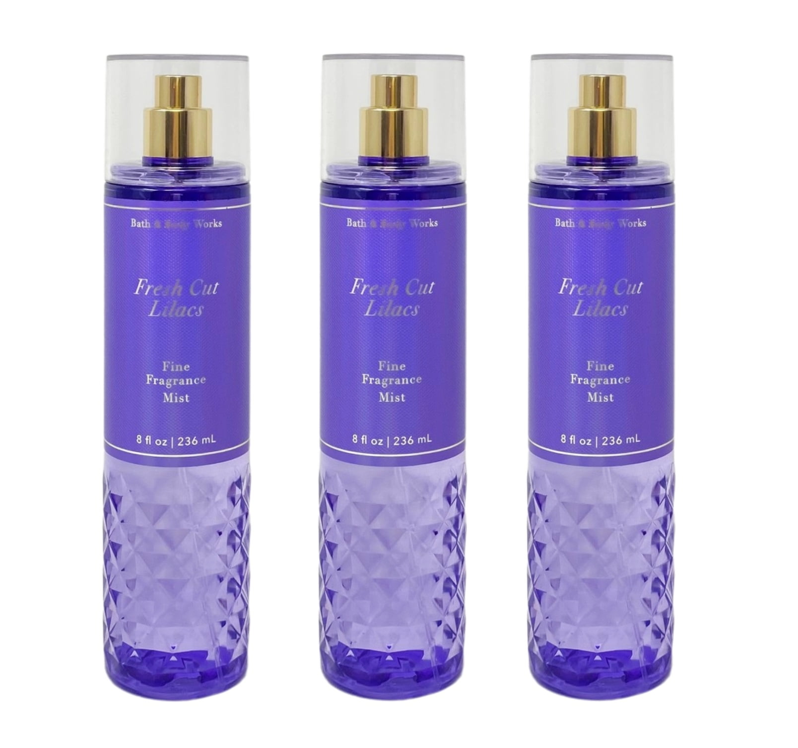 Bath and Body Works Fresh Cut Lilacs Fine Fragrance Mist Value Pack 8