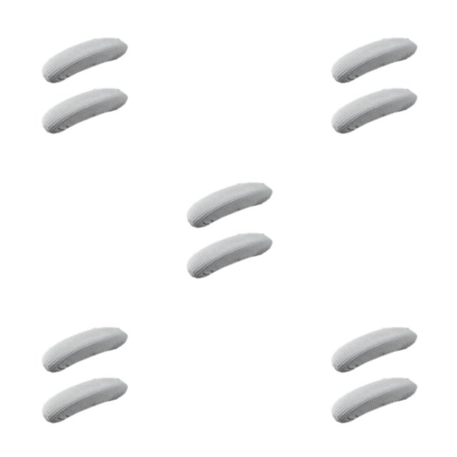 Funda para silla Ounissouiy de 2 piezas respetuosa con el medio ambiente gris claro