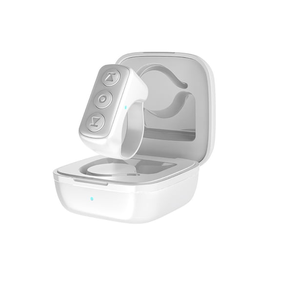 Bearachild Control remoto para TikTok manos libres y página de control de experiencia Kin-dle Página de control remoto de Turner Relojes inteligentes blanco