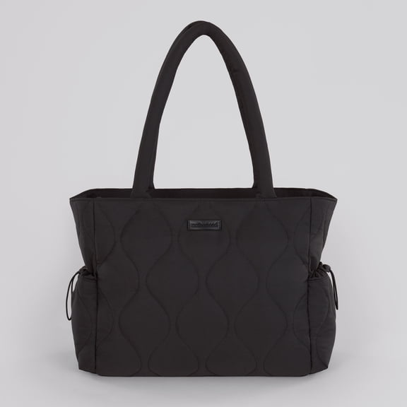 Motherhood - Quilted Tote Diaper Bag, Black
