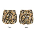 thumbnail image 3 of KLL Sunflowers Bee Pattern Shorts Women,Athletic Shorts High Waisted Running Shorts Pocket Sporty Short Gym Elastic Workout Shorts-, 3 of 7