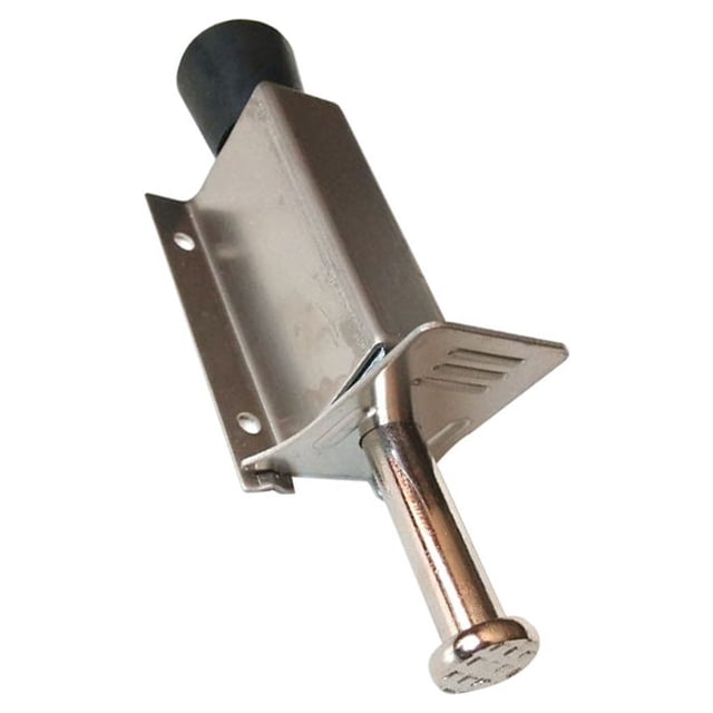 sweethay Puerta de acero inoxidable barco yate pie cerradura tope Hardware a prueba de herrumbre soporte duradero oficina baño primavera Bombillas para automóviles