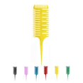 thumbnail image 3 of 3 Sides Modeling Salon Fish Bone Dyeing comb Shape Comb Dyeing Sectioning Highlighting Coloring Dispensing Brush, 3 of 5
