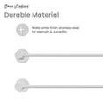 thumbnail image 4 of Claire 3-Bar Electric Towel Warmer in Matte White, 4 of 10