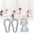 thumbnail image 4 of Ceiling Anchor Hook Wall Mount Bracket for Straps with Screws, Carabiners for Rings Fitness Training yoga and swing, 4 of 8