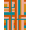 Orange Multi, Pattern 1, variant on ODIKA 2'x3' Washable Doormat Mid Abstract Contemporary Interlocking Panel Multi Crayon Century for Entryway, Kitchen, Laundry Room, Non-Slip, Low Pile