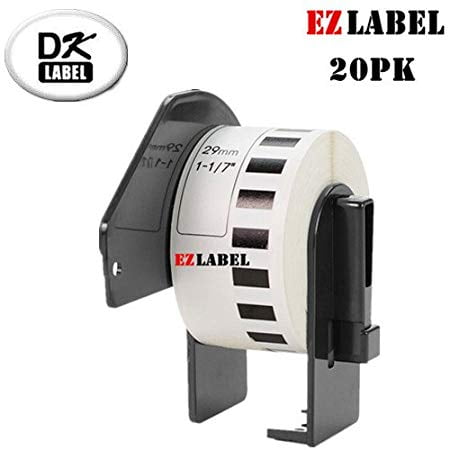 20 Rouleaux Compatibles Frère DK2211 Film Continu Bande 1,1 Po x 50 Pi (29mm x 15,2 M)