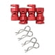 thumbnail image 4 of Localizador de orificios de columna de montaje de carcasa de cuerpo RC, 4 piezas de metal Localizador de orificios de carcasa de cuerpo RC Localizador de orificios de montaje de carcasa de cuerpo RC Acabado de lujo Jadeshay A, 4 of 8