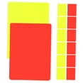 thumbnail image 6 of MLINS PVC Referee Cards Set with Bright Colors for Professional Use in Soccer Matches 14 Pieces, 6 of 8