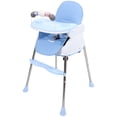 thumbnail image 1 of Silla alta para bebé, asiento de mesa ajustable, trona para alimentación, silla de comedor plegable para bebé de uso múltiple, 1 of 7