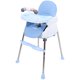 thumbnail image 1 of Silla alta para bebé, asiento de mesa ajustable, trona para alimentación, silla de comedor plegable para bebé de uso múltiple, 1 of 7