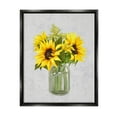 thumbnail image 2 of Stupell Industries Yellow Sunflower Blossoms Bouquet Blooming Country Petals Graphic Art Metallic Gold Floating Framed Canvas Print Wall Art, Design by Ziwei Li, 2 of 5