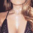 thumbnail image 2 of Stylish Shiny Crystal Rhinestone Bra Chest Body Chain Harness Necklace Jewelry, 2 of 5