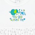 thumbnail image 4 of Inktastic My Gigi Loves Me Cute Elephants Girls Baby Dress, 4 of 5