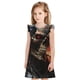 thumbnail image 1 of Fotbe Cyberpunk Skull American Flag Vestido de Dormir para Niñas de 3 a 10 Años, Mangas Cortas, Estilo Princesa, Pijama Camisón con Mangas Voladas-Small, 1 of 6