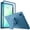 Turquoise, variant on MoKo Case Compatibility with Galaxy Tab A11 Plus/A9 11-Inch 2026/2024, Shockproof Full Body Rugged Stand Back Cover with Built-in Screen Protector for Galaxy Tab A11 /A9 Plus Tablet,Black