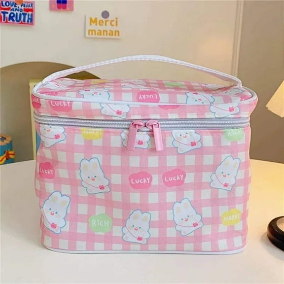 Cute Kawaii Character Pattern Cosmetic Makeup Bag