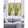 thumbnail image 4 of Sun Blocking Glass Window Film, Yellow Grey Window Privacy Film Frosted, Abstract Art Oil Painting Modern Geometric Reusable Windows Privacy Sticker for Home Decor, Nursery, 23.6 x 78.7 Inches, 4 of 9