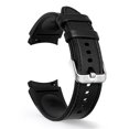 thumbnail image 1 of Correa de reloj de 20 mm para Samsung Watch 4 5 40 mm 44 mm Pulsera para Samsung Galaxy Watch 5 Pro Classic 42 mm 46 Silicona + bandas de cuero Tan Jianjun unisex, 1 of 2