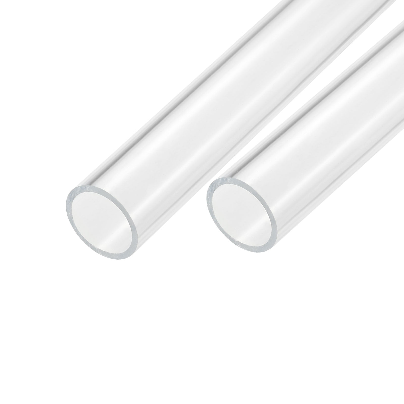 CLEAR ACRYLIC TUBE 4",6" & 8 INCH LONG LENGTHS 5MM TO 24MM DIAMETER PERSPEX PIPE 