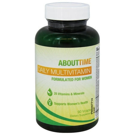 About Time - Daily multivitamines femmes - 90 Vegetarian Capsules