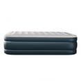 thumbnail image 4 of 18in Raised Queen Air Mattress with Built-in Pump 4-Min Quick Inflation/Deflation 650lbs Load-Bearing Flocked Surface for Home Camping Guests, 4 of 10