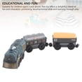thumbnail image 5 of M Buder Battery Operated Train Simple To Operate Simulation Electric Steam Locomotive Cargo Train Set Toy for Boys Girls Blue (18.00 x 12.00 x 3.00 inches / 45.72 x 30.48 x 7.62 cm), 5 of 9
