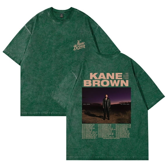 Kane brown the high road tour T-shirts Women Men Cotton Wash Clothes Trend Casual Short Sleeve Top
