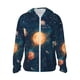 thumbnail image 1 of Fotbe Solar System And Planets Chaqueta con Protección Solar UPF 50+ para Hombre y Mujer, Camisa con Capucha y Bolsillos-Medium, 1 of 7
