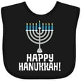 thumbnail image 3 of Inktastic Happy Hanukkah Menorah Boys or Girls Baby Bib, 3 of 4