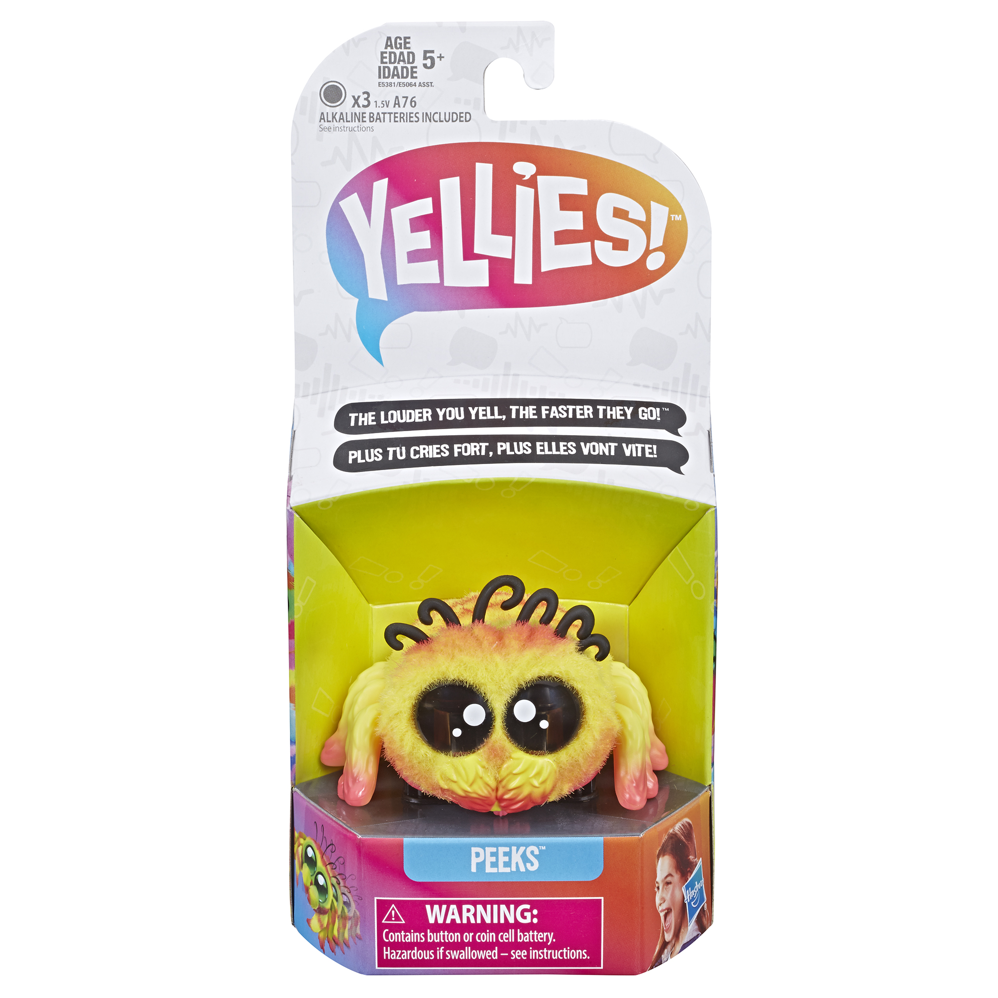 Yellies! Peeks; Voice-activated Spider Pet; Ages 5 and up - image 3 of 13