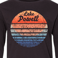 thumbnail image 4 of Inktastic Lake Powell Distressed Retro Sunset Long Sleeve Youth T-Shirt, 4 of 5