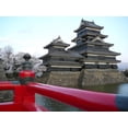 thumbnail image 2 of Matsumoto Castle during Sakura Wall Mural by Wallmonkeys Peel and Stick Graphic (18 in W x 14 in H) WM290807, 2 of 4