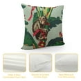 thumbnail image 4 of Shiartex Pillow Throw Cover Monkey Cushion Case Floral Pattern Pillowcase Guarana Tree Cream  Fabric Modern Sofa Home Décor Animals Pillows White, 4 of 5