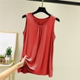 thumbnail image 2 of ZyeKqe Women Plus Size Tank Tops Sleeveless Crew Neck Pajamas Tops Casual Loose Sleepwear Loungewear, 2 of 9