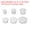 White, variant on Uxcell Plastic Hole Plugs, Flush Type Round Hole Plugs Cover, Black 150Pcs (6mm, 8mm, 10mm, 12mm, 20mm, 25mm)