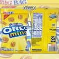 thumbnail image 3 of Sandwich Cookie Big Bag Snacks Bundle Pack - Golden Oreo Mini - 6 Individually Sealed 3 oz Bags - Mini Golden Sandwich Cookies for Lunches, On The Go Snacks, Movies in Cornershop Confections Pack, 3 of 3