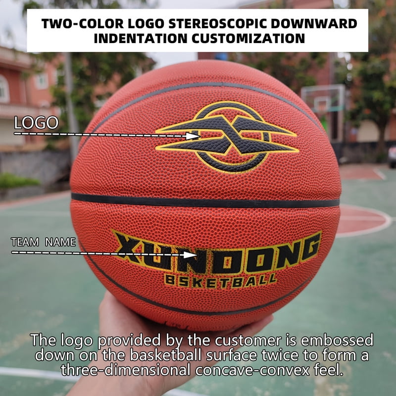 Customized Basketballs,In&Outdoor Soft Leather Official Size 7/6/5 Ball For Boys Girls Basketball Gifts Game Training(Deflated)