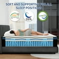 thumbnail image 4 of CICIMLU Mattress 14 inch Twin Size, Gel Memory Foam Hybrid Mattress in a Box, Cozy Sleep, 4 of 8